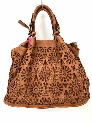 SUNDANCE Brown Floral Hobo Purse