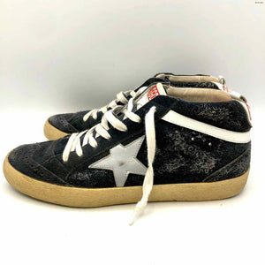 GOLDEN GOOSE Dk Gray Suede Made in Italy Sneaker Shoe Size 39 US: 8-1/2 Shoes