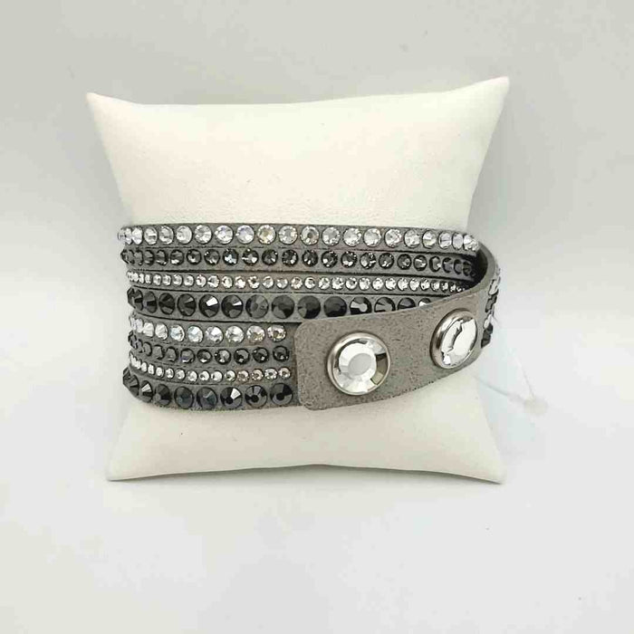 Gray Crystal Bracelet