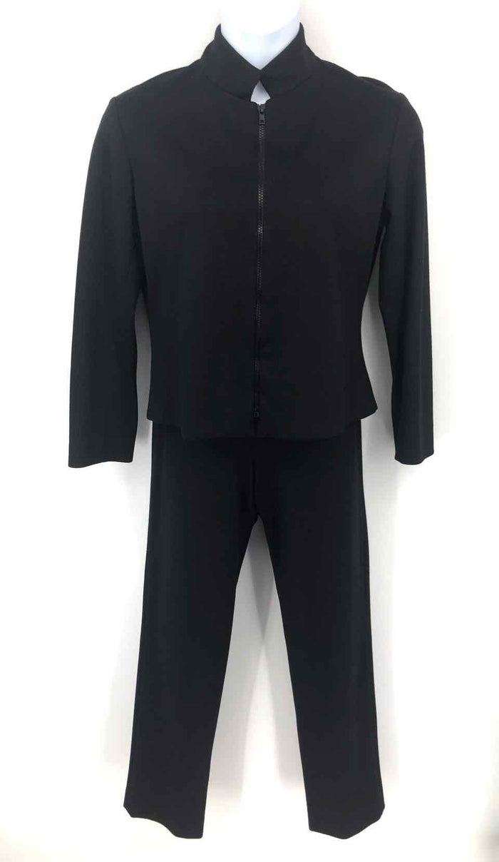 PETER COHEN Black Zip Up Longsleeve Size MEDIUM (M) 2PC Set