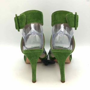 NATAN Green Suede 4" Heel Shoe Size 36.5 US: 6.5 Shoes
