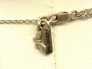 JOHNNY WAS Sterling Silver 3 Strand ss Necklace