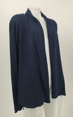 ZADIG & VOLTAIRE Navy Cashmere Wrap Longsleeve Size One Size (M) Top