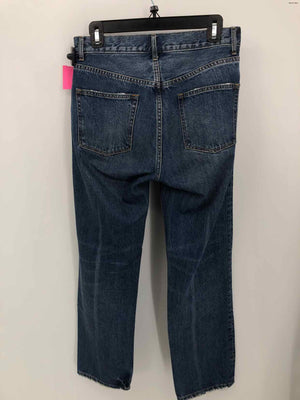 LA VIE Blue Denim Mid Rise - Straight Leg Size 27 (S) Jeans