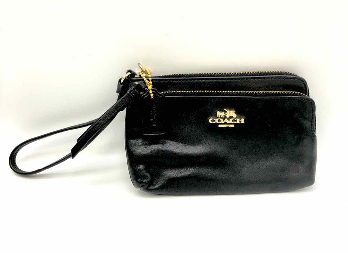 COACH Black Leather pouch Wallet