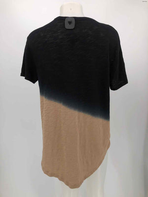ATM Black Beige Ombre T-shirt Size M/L   (L) Top