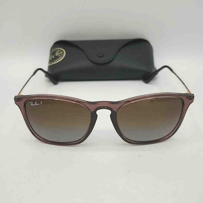 RAY BAN Purple Goldtone Plastic Sunglasses w/case