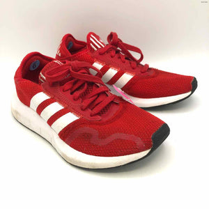 ADIDAS Red White Sneaker Shoe Size 6 Shoes