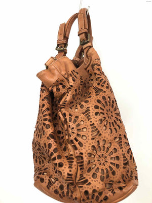 SUNDANCE Brown Floral Hobo Purse