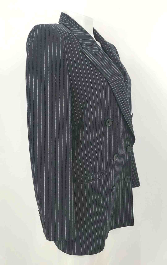 ISABEL MARANT Navy White Pinstripe Double Breasted Women Size MEDIUM (M) Jacket