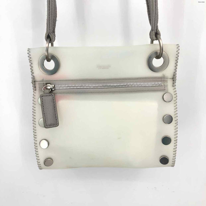 HAMMITT Lt Gray Clear Pre Loved Crossbody Purse