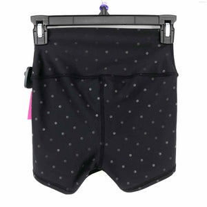 ALO Black Polka Dot Shorts Size X-SMALL Activewear Bottoms