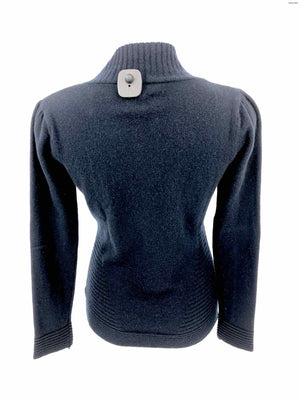 MILLY Navy Cashmere Blend Tie Longsleeve Size MEDIUM (M) Sweater