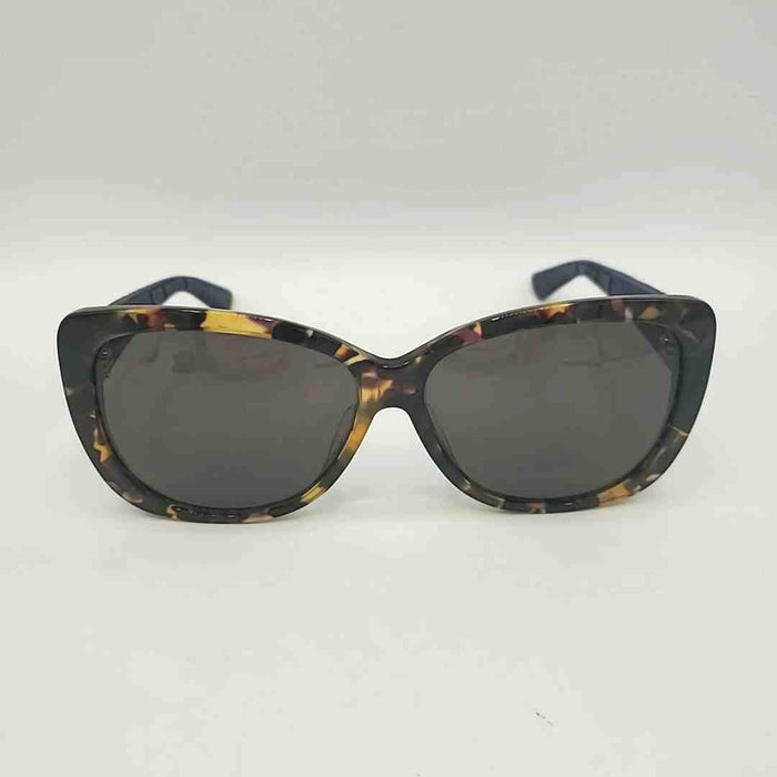 DIOR - Christian Dior Brown Purple Pre Loved Tortoise Sunglasses
