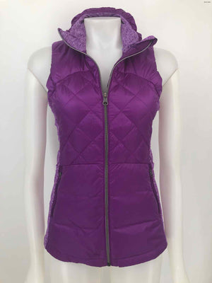 LULULEMON Purple Down Filled Vest Size 4  (S) Activewear Jacket