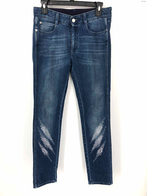 STELLA MCCARTNEY Blue Denim Made in Italy Mid Rise - Skinny Size 25 (XS) Jeans