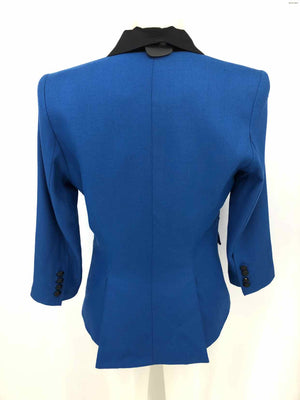 SMYTHE Blue Black 3/4 Sleeve Women Size 8  (M) Jacket