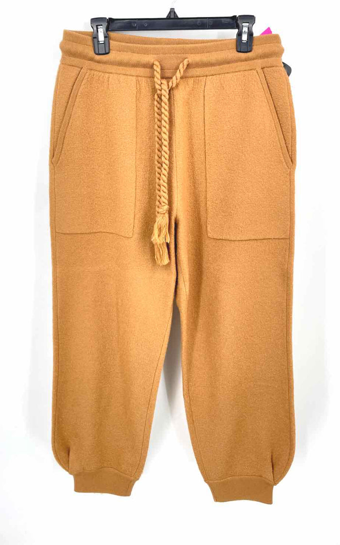 ULLA JOHNSON Tan Wool Jogger Size LARGE  (L) Pants