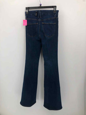 GOOD AMERICAN Blue Denim Bell Bottom Size 0  (XS) Jeans