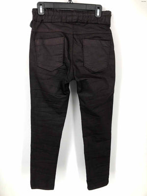 BEVY FLOG Brown Waxed Denim Jogger Size 27 (S) Pants