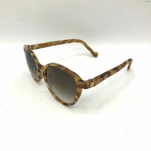 LOUIS VUITTON Tan Brown Pre Loved Sunglasses w/case