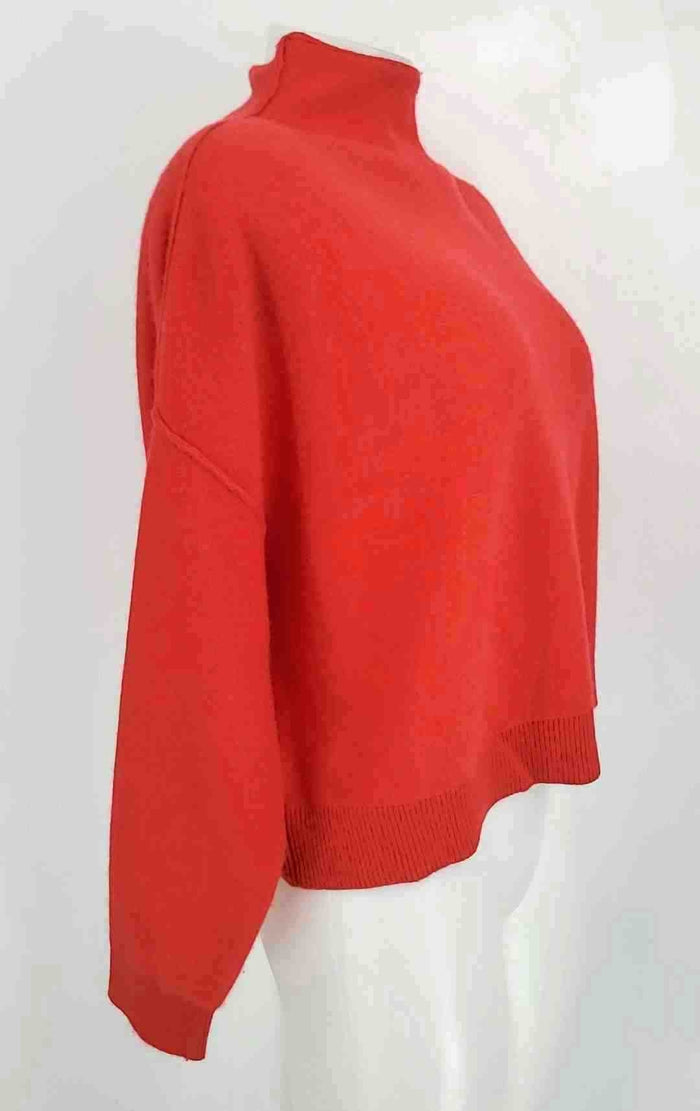 PILCRO Red Cashmere Pullover Size SMALL (S) Sweater