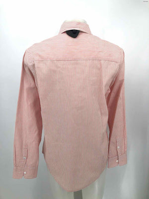 EQUIPMENT Pink White Striped Button Up Size MEDIUM (M) Top