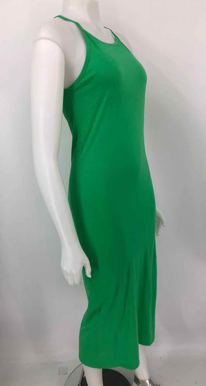 FRAME Green Halter Maxi Length Size SMALL (S) Dress