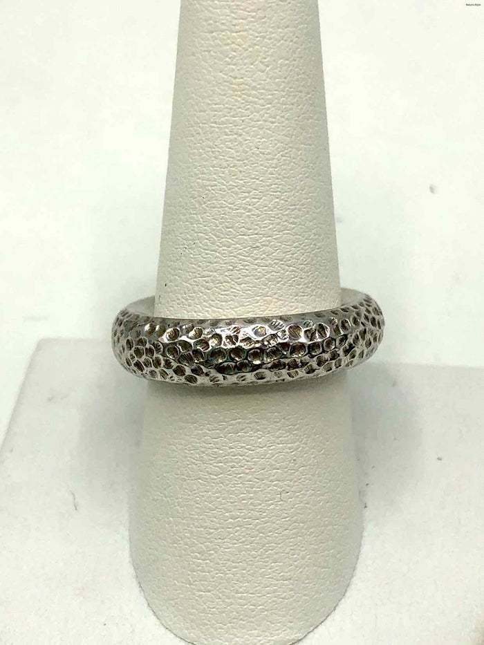 Silver Pre Loved Cubic Zirconia ss Ring sz8.5