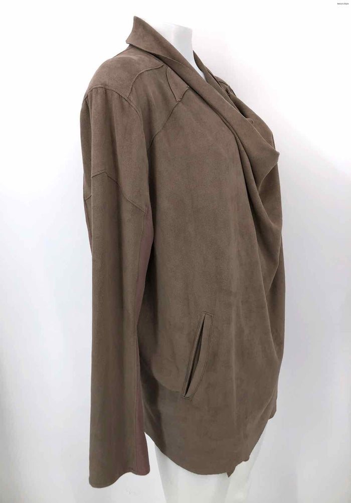 BLANK NYC Gray Faux Suede Wrap Women Size XXL  (XL) Jacket