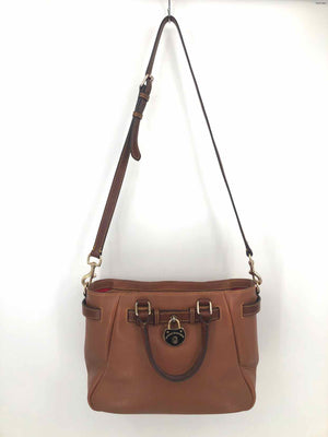 DOONEY & BOURKE Tan Leather Pre Loved Satchel Purse