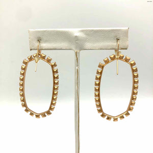 KENDRA SCOTT Goldtone Clear Pre Loved Earrings