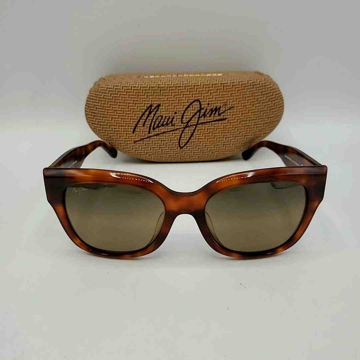 MAUI JIM Brown Plastic Sunglasses w/case