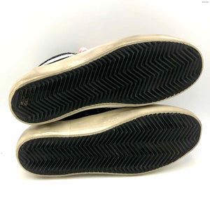 GOLDEN GOOSE Beige Black Multi High Top Shoe Size 37 US: 7 Shoes
