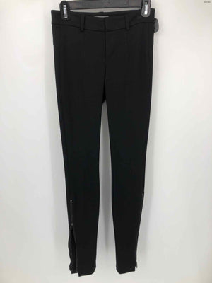 VINCE Black Zipper trim Slacks Size 0  (XS) Pants
