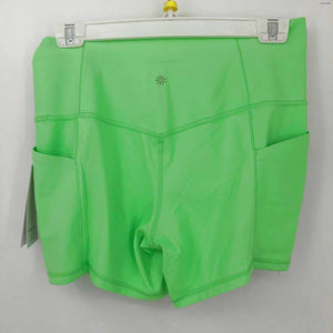 ATHLETA Neon Green Pockets Size LARGE  (L) Activewear Bottoms