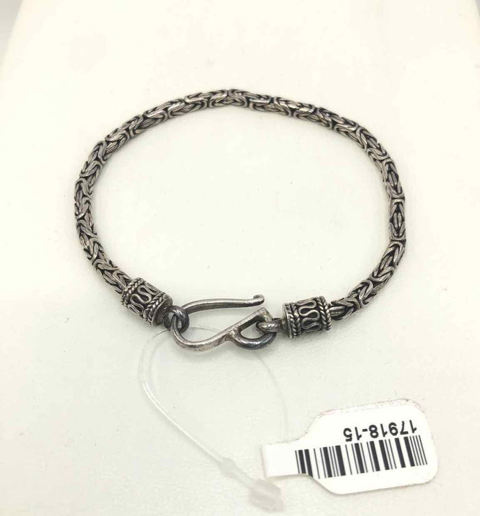 Sterling Silver Woven 7.5" ss Bracelet