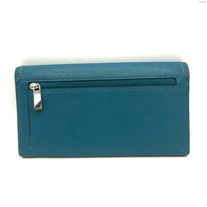TUMI Teal Leather AS IS Bifold 7.5" 1" 3.5" Wallet