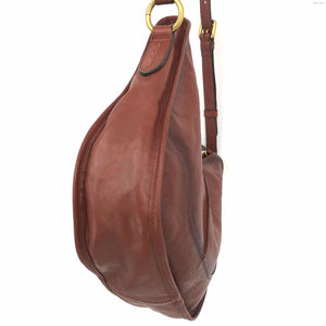 FRYE Brown Leather Pre Loved Crossbody Purse