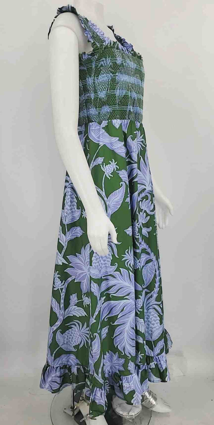 FARM RIO Green Blue Pineapple Tank Size LARGE (L) Dress – ReturnStyle