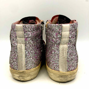 GOLDEN GOOSE Blush Pink Silver Sparkle Sneaker Shoe Size 39 US: 8-1/2 Shoes