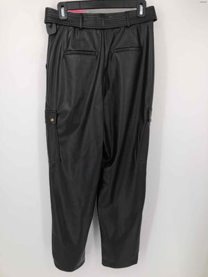 JASON WU Black Faux Leather High Rise - Bootcut Size 4  (S) Pants