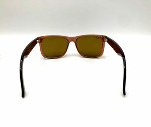 RAY BAN Lt Brown Pre Loved Wayfarer Sunglasses w/case