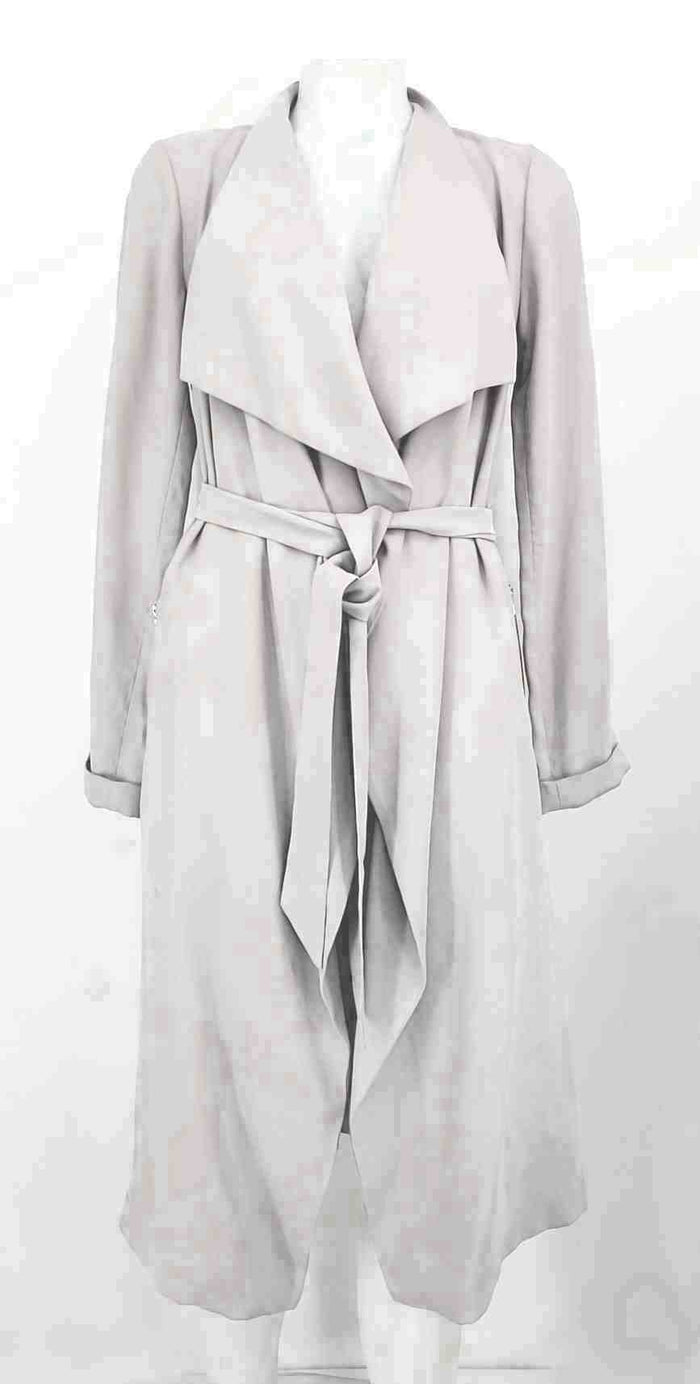 EXPRESS Gray Asymmetrical Longsleeve Women Size X-SMALL Jacket