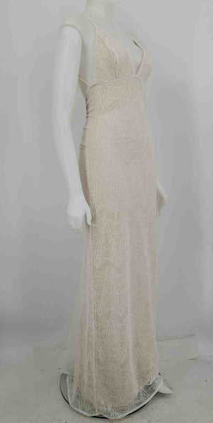 MICHAEL COSTELLO X REVOLVE Off White Lace Open Back Size SMALL (S) Dress –  ReturnStyle
