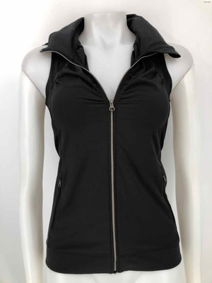 LULULEMON Black Puffer Zip Up Size 2  (XS) Activewear Vest