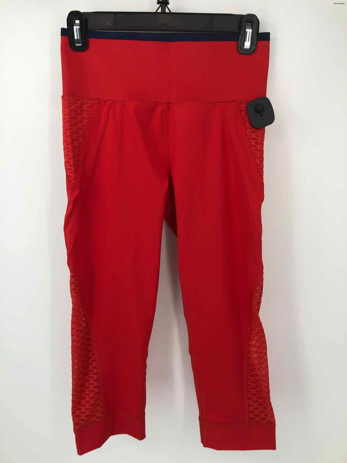 STELLA MCCARTNEY Red Navy Legging Capri Size SMALL (S) Activewear Bottoms