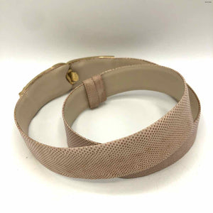 JUDITH LEIBER Lt Pink Goldtone Belt