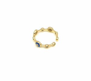 EPIC Blue 14k Gold Eye 14k-Ring