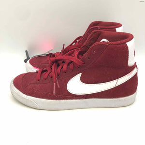 NIKE Burgundy White High Top Shoe Size 38 US: 7-1/2 Shoes